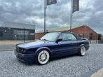 BMW Cabriolet 325i M-Tech 2 Edition e30 1991 Blauw Metallic, Auto's, 65 €/maand, Gebruikt, Zwart, 2494 cc