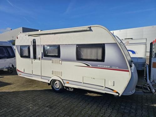 Hobby On Tour 460 HL Zonnepaneel | Mover | Airco | 2015, Caravans en Kamperen, Caravans, Bedrijf, tot en met 3, 1000 - 1250 kg