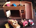 Garage poppenhuis hout auto, Ophalen, Gebruikt, Poppenhuis