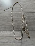 Elegante Chanel ketting met parels, Wit, Ophalen of Verzenden, Zo goed als nieuw, Overige materialen