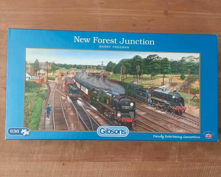 Gibsons New Forest Junction Puzzel - 636 Stukjes, Hobby en Vrije tijd, Denksport en Puzzels, Zo goed als nieuw, Legpuzzel, 500 t/m 1500 stukjes