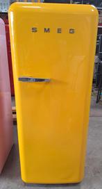 Gele Smeg Koelkast FAB28 152 cm hoog, nieuw model!, Met vriesvak, 200 liter of meer, Gebruikt, Ophalen of Verzenden