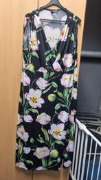 Nieuwe Norah jurk met bloemenprint - Maat 46, Zwart, Maat 46/48 (XL) of groter, Nieuw, Ophalen of Verzenden