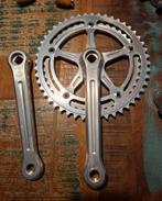 Vintage Campagnolo Nuovo record racefiets crankstel  172.5mm, Ophalen of Verzenden, Zo goed als nieuw, Racefiets, Crankstel of Pedalen