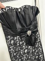 Elegante zwarte galajurk maat M/L, Kleding | Dames, Gelegenheidskleding, Maat 38/40 (M), Galajurk, Zwart, Ophalen of Verzenden