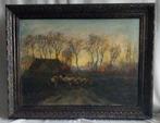 Jacobus Doeser (1884-1970) - Schapen naar kooi - 1920, Ophalen