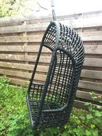 HK Living Hangstoel Zwart, Huis en Inrichting, Ophalen, Gebruikt, Zwart, Riet of Rotan