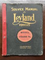 Service Manual for LEYLAND Vehicles Model TIGER (Autobus)