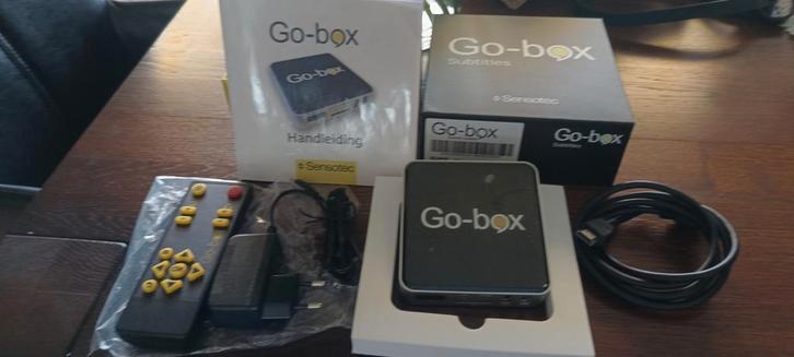 Go-Box G25370 met GoBox upgrade met vergrote ondertiteling (, Audio, Tv en Foto, Overige Audio, Tv en Foto, Zo goed als nieuw