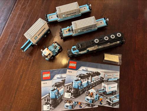 Lego 10219 Maersk Trein - Compleet, Kinderen en Baby's, Speelgoed | Duplo en Lego, Zo goed als nieuw, Ophalen of Verzenden
