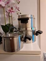 Pannenset Carl schmidt Sohn, Huis en Inrichting, Ophalen, Zo goed als nieuw, Rvs, Pannenset