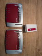 Fritzbox 7490 (2x) en repeater 1750E, Computers en Software, Routers en Modems, Ophalen, Gebruikt