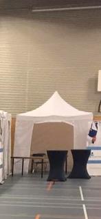Easy up partytent 3x3 incl. zijwanden wit prijs per stuk, Opvouwbaar, Partytent, Minder dan 4 meter, Zo goed als nieuw