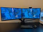 Twee MSI Optix MAG274QRF-QD gaming monitoren met monitor arm, Computers en Software, Monitoren, Msi, IPS, Minder dan 1 ms, Zo goed als nieuw