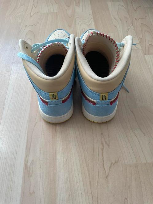 Jordan1 Mid SEFearless Malson chateau Rouge, Kleding | Heren, Schoenen, Gedragen, Overige kleuren, Ophalen of Verzenden