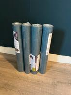 4 rollen donkerblauw/grijs behang - Nieuw!, Huis en Inrichting, Stoffering | Behang, Ophalen of Verzenden, 10 tot 25 m², Grijs