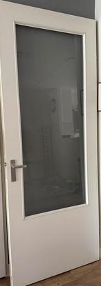 Opdekdeur met glas svedex: gratis af te halen, Ophalen, Gebruikt, 80 tot 100 cm, 215 cm of meer