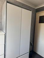 Kledingkast BILLUND 80x193 2 deuren 2 lades beton, Ophalen, 50 tot 100 cm, Zo goed als nieuw, 150 tot 200 cm