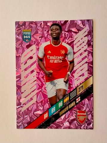 Fifa365 Fifa 365 2024 Adrenalyn voetbal Saka XXL Arsenal  beschikbaar voor biedingen