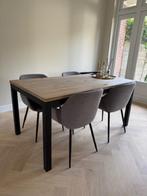 4x eetkamerstoelen Kave Home, Huis en Inrichting, Stoelen, Ophalen, Gebruikt, Grijs, Vier
