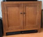 Retro Houten Kast met Plank voor Vinyl & Audio Apparatuur. V, Ophalen
