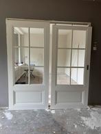 Masief houten schuifdeur, Doe-het-zelf en Verbouw, Deuren en Horren, Ophalen, 80 tot 100 cm, Binnendeur, Schuifdeur