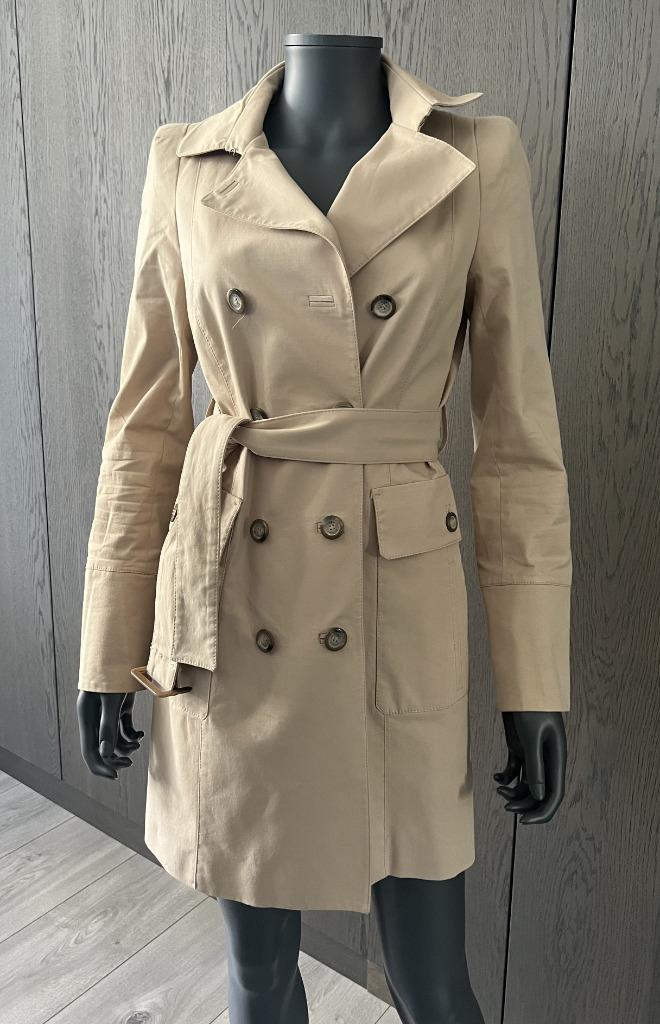 ZARA - beige trenchcoat - 38 (M), Kleding | Dames, Jassen | Winter, Zo goed als nieuw, Maat 36 (S), Beige, Verzenden