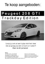 Peugeot 208 1.6 GTI 147KW 3-D 2013 Wit TrackDay Editie, Auto's, Voorwielaandrijving, Origineel Nederlands, Handgeschakeld, Particulier