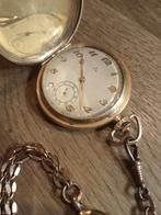 Vintage Vest Zakhorloge Goud Verguld Alpina Zie Fotos, Overige merken, Zakhorloge, Gebruikt, Ophalen of Verzenden