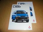 brochure Mitsubishi L400, Ophalen of Verzenden, Nieuw, Mitsubishi