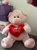 Grote knuffel met hart I love you, Kinderen en Baby's, Speelgoed | Knuffels en Pluche, Ophalen, Zo goed als nieuw, Overige typen