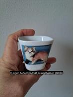 Bloempotje met Chihuahua hond, porselein 6x6x6cm, Tuin en Terras, Bloempotten, Overige materialen, Vierkant, Nieuw, Tuin