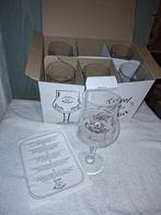 6 oude kristallen glazen, karmeliet, nieuwstaat, Verzamelen, Ophalen of Verzenden, Nieuw, Glas of Glazen, Overige merken