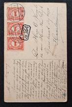Oude ansichtkaart - 1917 - met postzegels en poststempels, Ophalen of Verzenden, Voor 1920, Gelopen, Politiek en Historie
