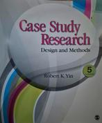 Case Study Research - Robert K. Yin, Boeken, Gamma, HBO, Ophalen of Verzenden, Robert K. Yin