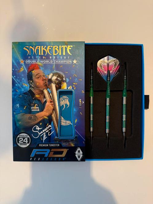 Red Dragon Peter Wright Snakebite Mamba 90% 24g, Sport en Fitness, Darts, Nieuw, Pijlen, Ophalen of Verzenden
