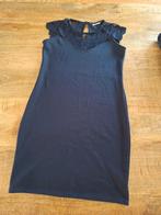 Zgan donker blauw jurkje  L, Ophalen of Verzenden, Zo goed als nieuw, Blauw, Boven de knie