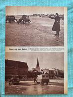 Knipsel 1954 Gouwzee Marken nieuwe weg op ijs, Verzenden, 1940 tot 1960, Nederland, Knipsel(s)