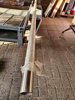 RVS geslepen buis - 50mm diameter - Nieuw, Doe-het-zelf en Verbouw, Metalen, Ophalen