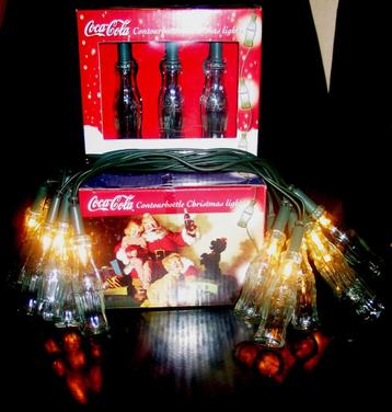 Vintage Coca Cola colaflesjes verlichting beschikbaar voor biedingen