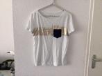 Luisa Cerano T-Shirt wit/goud maat 40, Maat 38/40 (M), Wit, Ophalen of Verzenden, Zo goed als nieuw