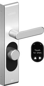 Loqed Touch Smart Lock, Doe-het-zelf en Verbouw, Hang- en Sluitwerk, Ophalen, Zo goed als nieuw, Rvs, Slot