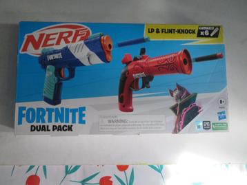 NERF -- FORTNITE -- DUAL PACK  ( oranje opschrift ) beschikbaar voor biedingen