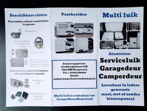 Serviceluik (aluminium) op maat Camperdeur (aluminium) op ma, Caravans en Kamperen, Camper-accessoires, Nieuw, Ophalen