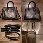 BURKELY Lederen Tas (Zie Omschrijving), Sieraden, Tassen en Uiterlijk, Tassen | Damestassen, Verzenden, Nieuw, Zwart, Handtas