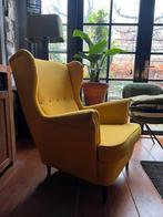 Strandmon ikea fauteuil geel, Ophalen, Zo goed als nieuw, 75 tot 100 cm, 50 tot 75 cm