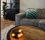 nieuwe Glazen schaal - grijs - ø22 x 9 cm, Schaal, Rond, Nieuw, Ophalen of Verzenden