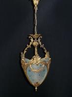 Antieke hallamp met facet geslepen ruitjes, Antiek en Kunst, Ophalen