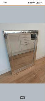Spiegel chrome 62*82cm, Ophalen of Verzenden, Zo goed als nieuw, Minder dan 100 cm, Rechthoekig