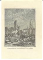 1892 - Dordrecht, Antiek en Kunst, Kunst | Etsen en Gravures, Ophalen of Verzenden